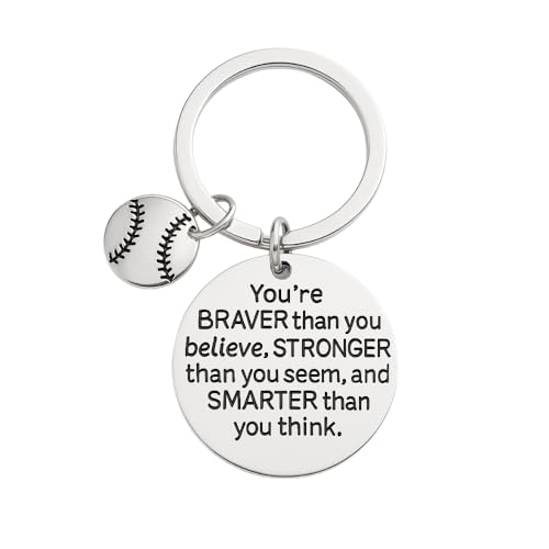 Sportybella - Baseball Charm Keychain – Baseball Jewelry for Men