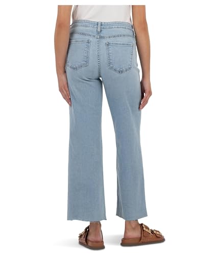 KUT from the Kloth Women's Charlotte High Rise Culottes with Raw Hem3