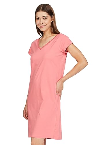 Image of Amazon Brand - Symbol Women's Cotton Knee Length Regular Fit Nighty