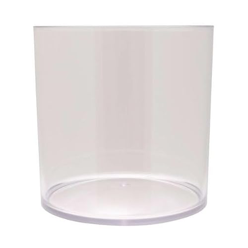 Bountiful Harvest 14.5Cm X 15Cm Clear Acrylic Cylinder Vases - 15Cm Or 24Cm - Vases For Flowers, Candles, And Succulents - Modern And Stylish. (2 Vase, )