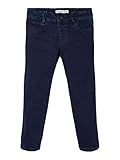Druckknopf NAME IT Jungen Thermojeans Fleecefutter NMMRYAN Fleece Pant, Größe:122, Farbe:Dark Blue Denim