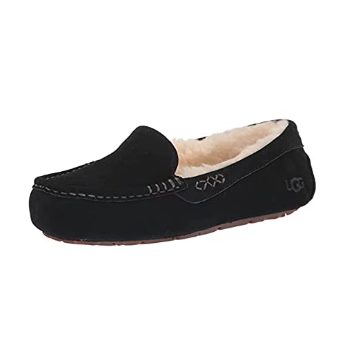 UGG Women's Ansley Slipper, Black, 07