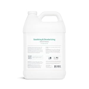 Veterinary Formula Smart Coat Complex Soothing and Deodorizing Oatmeal Shampoo for Dogs, 128 Fl oz – Baking Soda Eliminates Odors, Aloe Vera & Oatmeal Cleanse and Hydrate Skin – Long-Lasting Fragrance