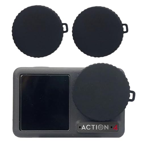 For DJI Osmo Action 5 Pro/Action 4/Action 3 �p �����Y�ی� �����Y�J�o�[ ���h�~ �h�o ����h�~ �y�� �E���h�~ ����\ ���t���ȒP �O�L���b�v �����Y�v���e�N�g�L���b�v�i2�p�b�N�j