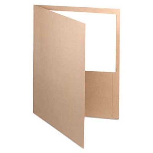 Oxford Earthwise Earthwise 100% Recycled Paper Twin-Pocket Portfolio, Natural