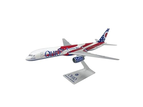 Avión de plástico America West 757-200 escala 1:200 modelo a presión para regalo de aviación