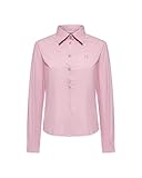 Camicia Aderente con Colletto a Punta di Silvianheach, Pink, M