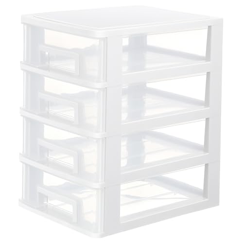 Cemaystic �f�X�N�g�b�v���[�{�b�N�X �����o���^ �v���X�`�b�N ���� �z���C�g�A���ϕi �W���G���[ �����p�i ���� ���[ ���ړI �X�����݌v (Size 3)