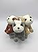 LOYFER Cesta Cachorros Bulldog Peluche 25cm
