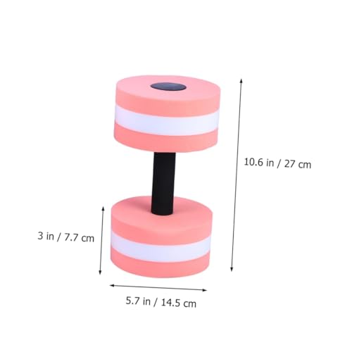 2 pesas acuáticas rosadas de EVA para ejercicio en agua miniatura 2