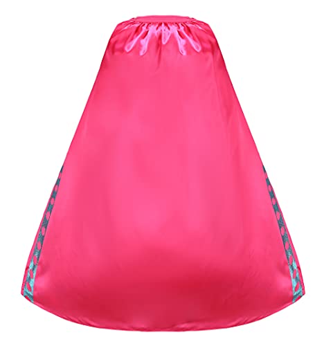 Mecamelon Girls Rose Arabian Princess Fancy Costume Halloween Dress Up With Accessories (Rose, 6 Years) #TOP1