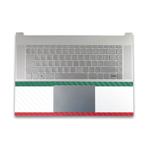 Image of Carbon Fiber Gaming Skin Compatible with HP Envy x360 16 inch (2023) - Mexican Flag - Premium 3M Vinyl Protective Wrap Decal Cover - Easy to Apply | Crafted in The USA by MightySkins