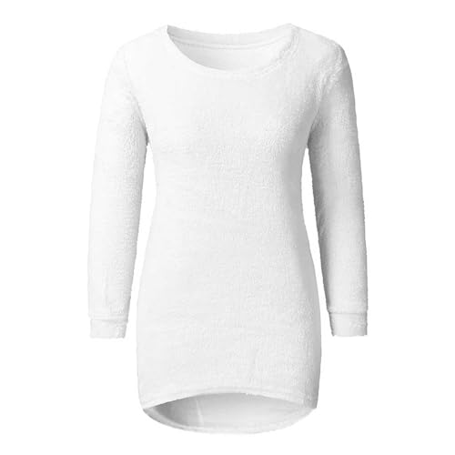 2025 Fall Sweaters for Women,Long Sleeve Cozy Lightweight Fuzzy Casual Pullover,Cute Dressy Winter Jumper Tops3