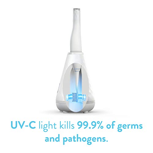 Tao Clean UV Sanitizing Sonic Toothbrush and Cleaning Station, Electric Toothbrush, Dual Speed Setting, White