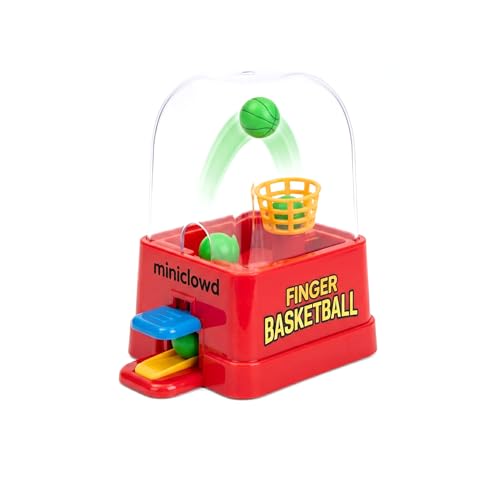 Image of Finger Basketball Game for Kids & Adults - Portable Desktop Sports Toy for Hand-Eye Coordination, Focus, and Reflex Training - Compact Indoor Stress Relief Game