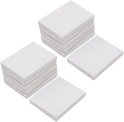 Mini Stretched Canvas 3.5"X2.75" (1 Pack of 12 Mini Canvases)