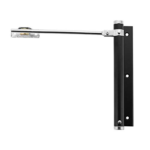 Cierrapuertas automático, mecanismo de puerta de cierre automático ajustable, aleación de zinc resistente para un cierre seguro, fácil instalación