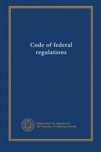 Code of federal regulations ((Title) 17 1971)