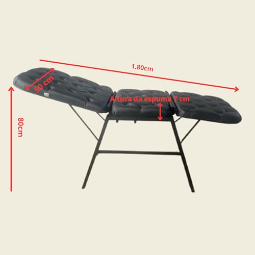 HENVIFER, KIT MACA LUXO 180KG REFORÇADA CAPITONÊ + MOCHO LUXO PETÁLAS