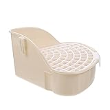 - [Petit Animal Triangle Toilettes Pot] Qualité pet triangle toilettes utilise durable en plastique, et inodore. Non- stick surface pour un entretien facile. Les bords de la maille en plastique sont arrondis et courbe, qui peut effectivement garder pet pieds de rayer les bords.