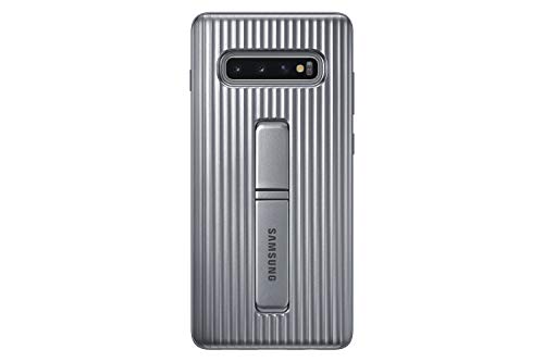 Samsung EF-RG975CSEGUS Galaxy S10+ Rugged Protective Case with Kickstand, Silver