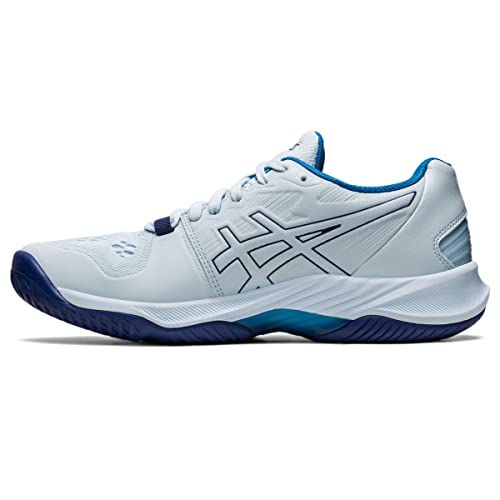 ASICS Tênis de vôlei feminino Sky Elite FlyteFoam 2, Azul celeste/índigo, 38