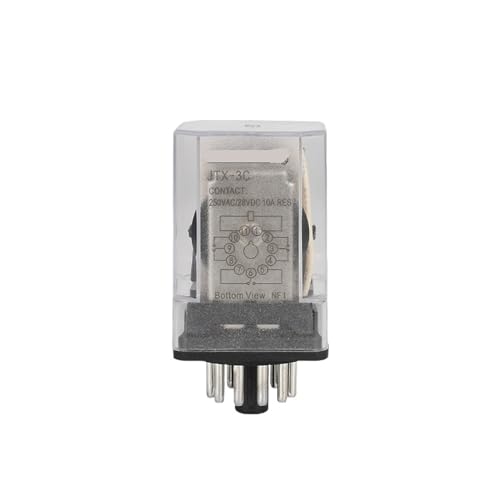Relais JTX-3C DC24V ou AC220V relais intermédiaire 11 broches pour automatisme