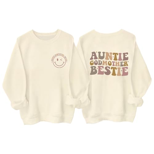 Auntie Godmother Bestie Shirt Auntie Godmother Bestie Sweatshirt Hoodie