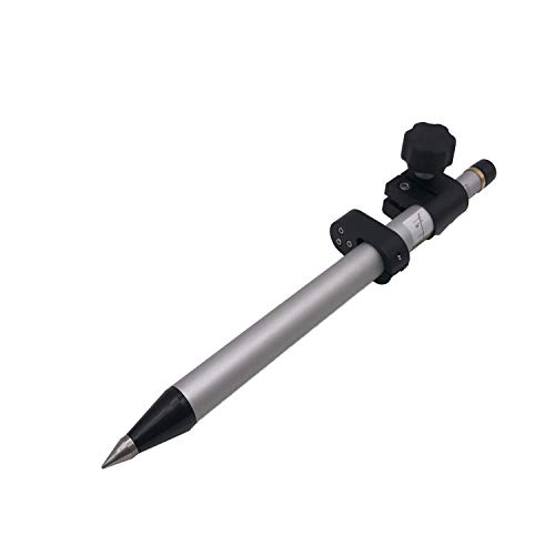 Mini Aluminum Prism Pole 0.6M with Twist Lock for Surveying Total Station Land Surveying