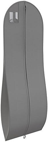 YOUR BAGS GARMENTUM Wedding Dress Garment Bag - For Long Dresses and Gowns - 72” x 24”, 10” Gusset