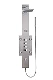 Aston 6-Jet Stainless Steel Shower Baseel System with Rainfall Shower Head and Hand Shower,...