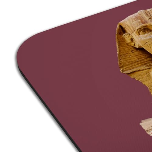 Sets de table Le Caire Egypte rouge grand format finition caoutchouc - 4
