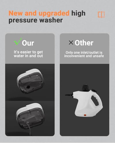 image for iHomey Steam Cleaner, High Pressure High Temperature Steam Cleaner, Po