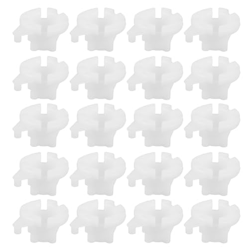 NUOBESTY 50 Clips Adaptadores para Varillaje de Limpiaparabrisas Coche Plástico Resistente para Reparación y Reemplazo Accesorio para Sedán Suv y Camioneta Suministro Vehículo