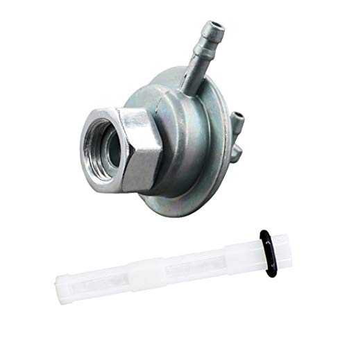 MCHNIC Unterdruck Benzinhahn M16x1,5 für Roller Scooter z.B. Adly AGM Motor ATU Baotian Benzhou Ering Flex Generic Honda Huatian Jinlun Kymco Lifan Kreidler Malaguti Peugeot Qingqi Rex Sachs Tauris