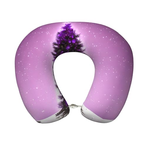 Almohada en U espuma viscoelástica negro tamaño único miniatura 1