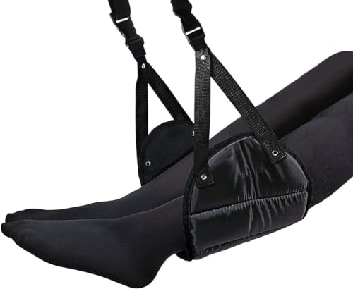 Apoio para os pés, apoio para os pés de avião de espuma de memória, rede para cabeça apoio para os pés de viagem portátil apoio para os pés de cabine de vôo apoio para os pés regulável em altura