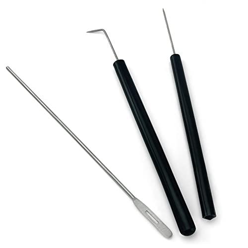 Dexsur DS03DISBIOL0130 30 Pcs Advanced Dissection Kit Biology Lab Anatomy Dissecting Set For Medical Students And Veterinary With Stainless Steel Scalpel Knife Handle Blades thumb #4