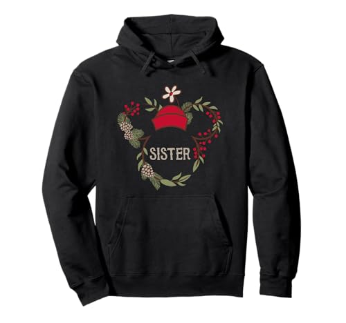 Sweat Minnie Mouse Family Holiday Sister fini le froid pendant les vacances