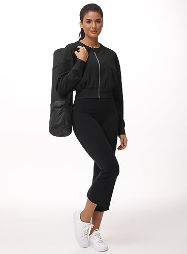 THE-GYM-PEOPLE-Womens-Cropped-Jackets-Full-Zip-Long-Sleeve-Ribbed-Workout-Sweatshirts-Lightweight-Casual-Tops