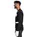 Power Rangers The Long Sleeve Ranger Costume Black T-Shirt (Adult Medium)