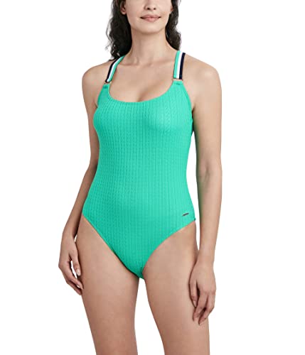 Image of Nautica Womens One-Piece Swimsuit - Slimming Tummy Control Bathing Suit, Quick-Dry Fabric, Bikini Swimsuit