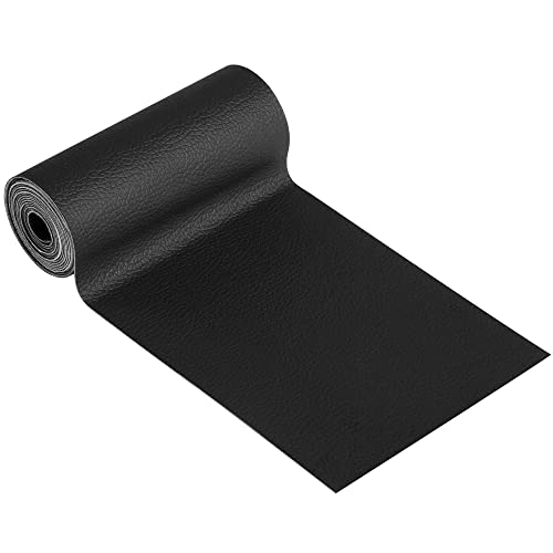 Image of YAFLC Leather Repair Patch for Furniture, 4 inch x 63 inch Self-Adhesive Kit, Vinyl Tape for Car Seat, Sofa, Jackets, Couches, Chair - Black