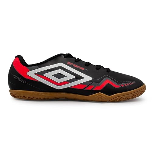 Chuteira Futsal Umbro Prisma + - Preto E Salmão - 38