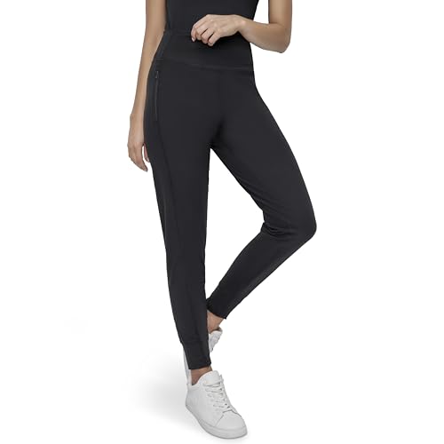 Jogging slim fit femme DKNY résolvant le manque de poches sécurisées au quotidien