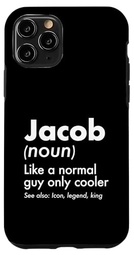 Jacob Like A Normal Guy Only Cooler Legend King �t�@�[�X�g�l�[�� �X�}�z�P�[�X iPhone 11 Pro �p