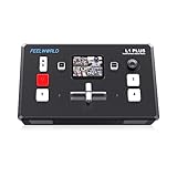 FEELWORLD L 1 PLUS マルチカメラビデオミキサスイッチャ 雲台コントローラ付きChroma Key 4 HDMI入力USB 3.0出力フォーマット2インチタッチスクリーンリアルタイム制作ライブ