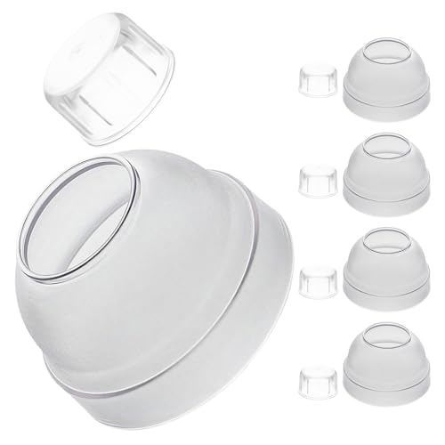 HINTRMENT Tapa para Vaso Mezclador de Cocteles PC Resistente Corrosión Fácil Mano, Paquete de 10 Piezas para Coctelería y Preparación de Bebidas
