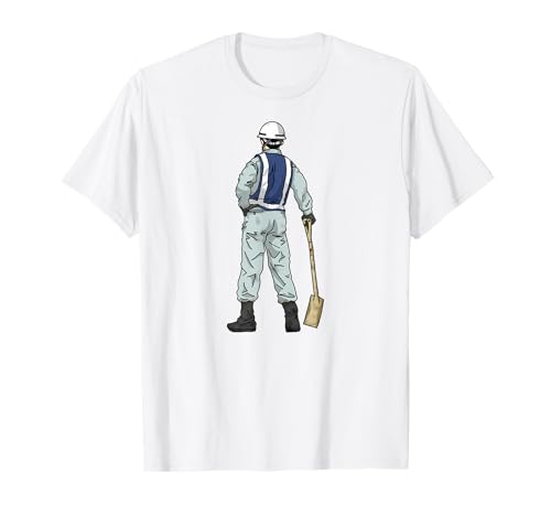 【土木作業員】土方 土工 感謝 ありがとう お礼 父の日 母の日 勤労感謝の日 記念日 還暦 お祝い ギフト 面白い Tシャツのサムネイル