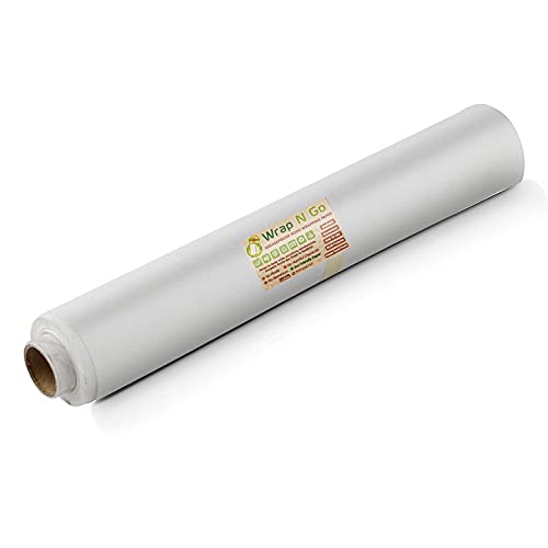 Wrap N Go Multipurpose Food Wrapping Paper Plain White| Roti Wrapping |Imported Reusable Wrap for Food | Multipurpose Food Wrapping Paper for Cooking, Baking, Packing, and Serving Foods (280mm x 1Kg)